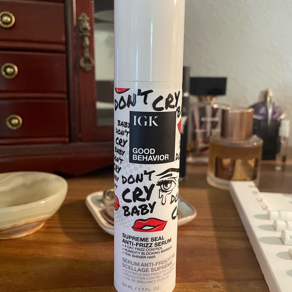 IGK good behavior supreme seal anti frizz serum